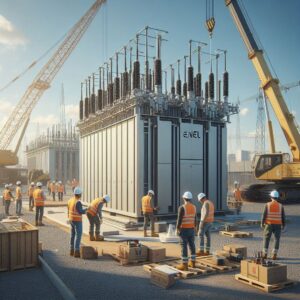 cabina enel prefabbricata