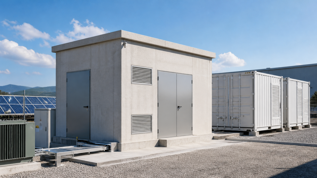 Cabina prefabbricata per BESS (1)